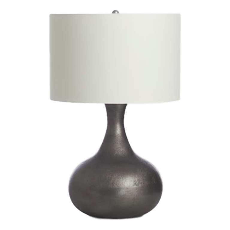 Antique Pewter Table Lamp WELLROOMED