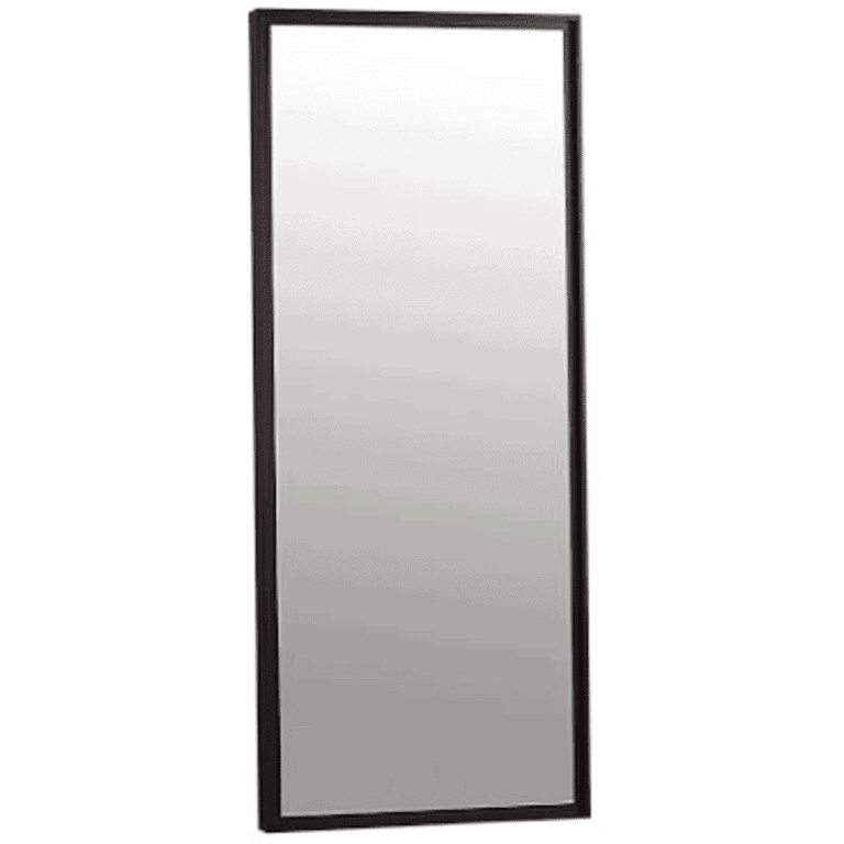 Floating Espresso Wall Mirror WELLROOMED