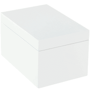 White Lacquer Boxes, Set of 4