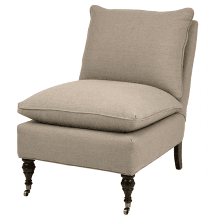 Zondra Slipper Chair Oatmeal WELLROOMED