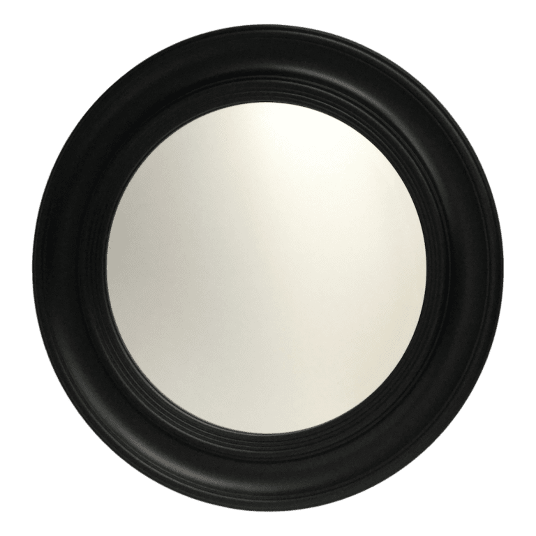 Round Black Mirror WELLROOMED