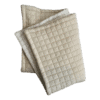Quilted Squares Coverlet Ivory