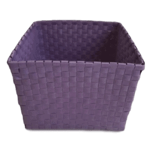 Woven Bin Purple