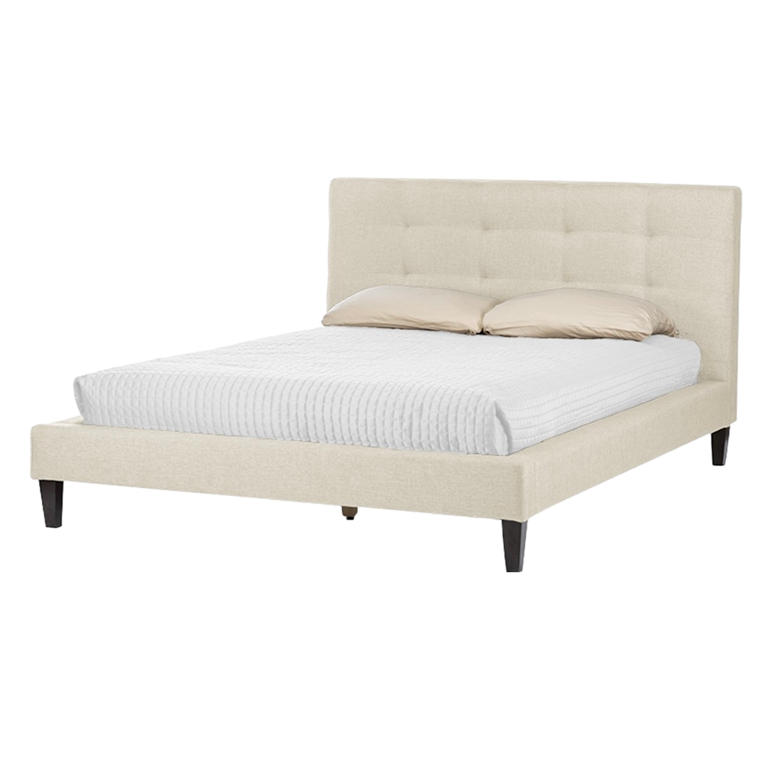 Quinn Beige King Bed