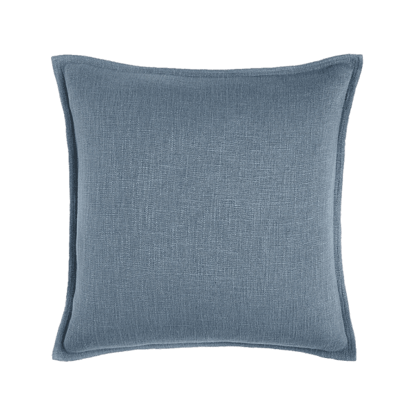 Laundered Linen Pillow / Blue
