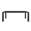 Abby 84" Black Dining Table - Image 3