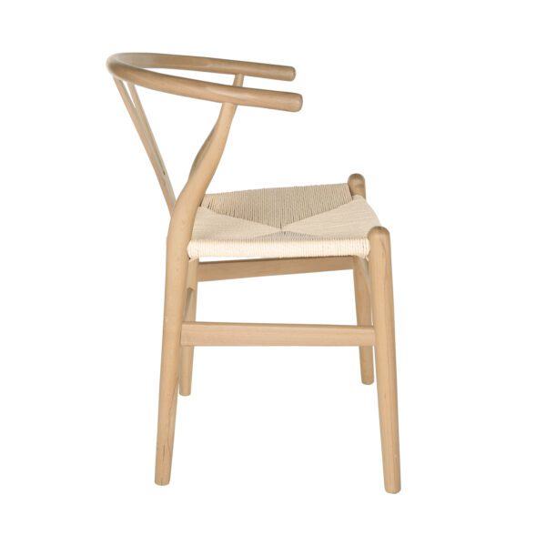 Wishbone Natural Dining Chair - Image 4