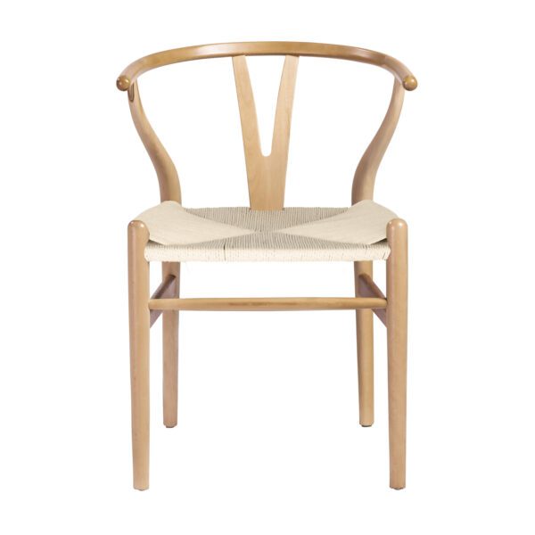 Wishbone Natural Dining Chair - Image 2