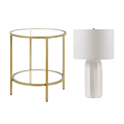 End Table + Lamp